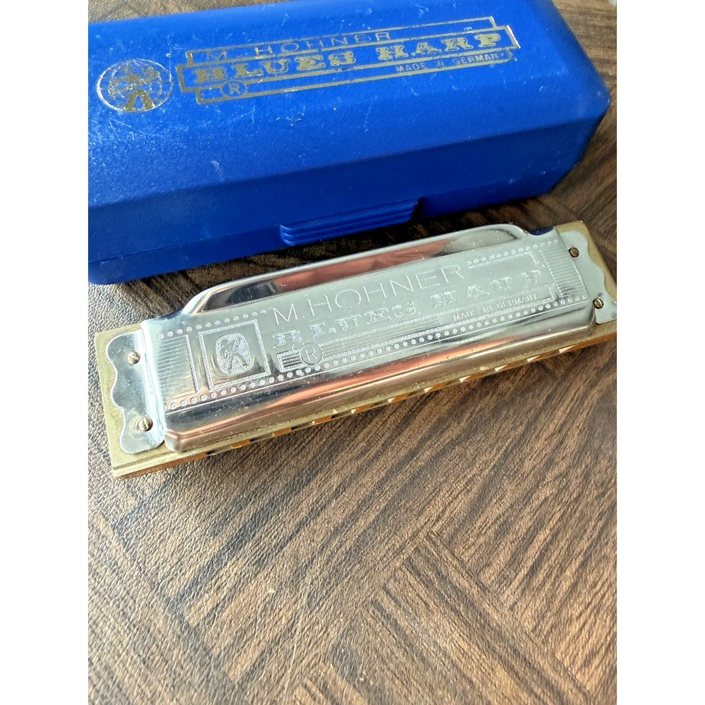 Hohner Blues Harp MS Series Harmonica - Key of G (Made in Germany) Original Case